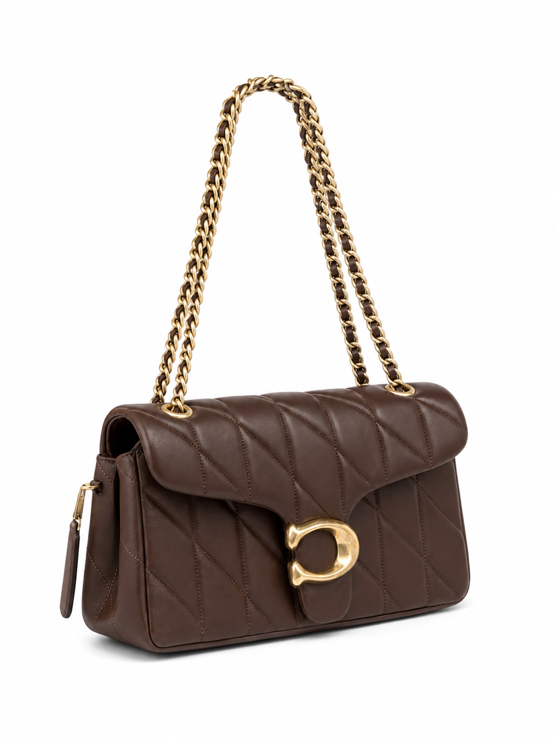 کیف کوچ قهوه‌ای شکلاتی اورجینال (COACH) - 005